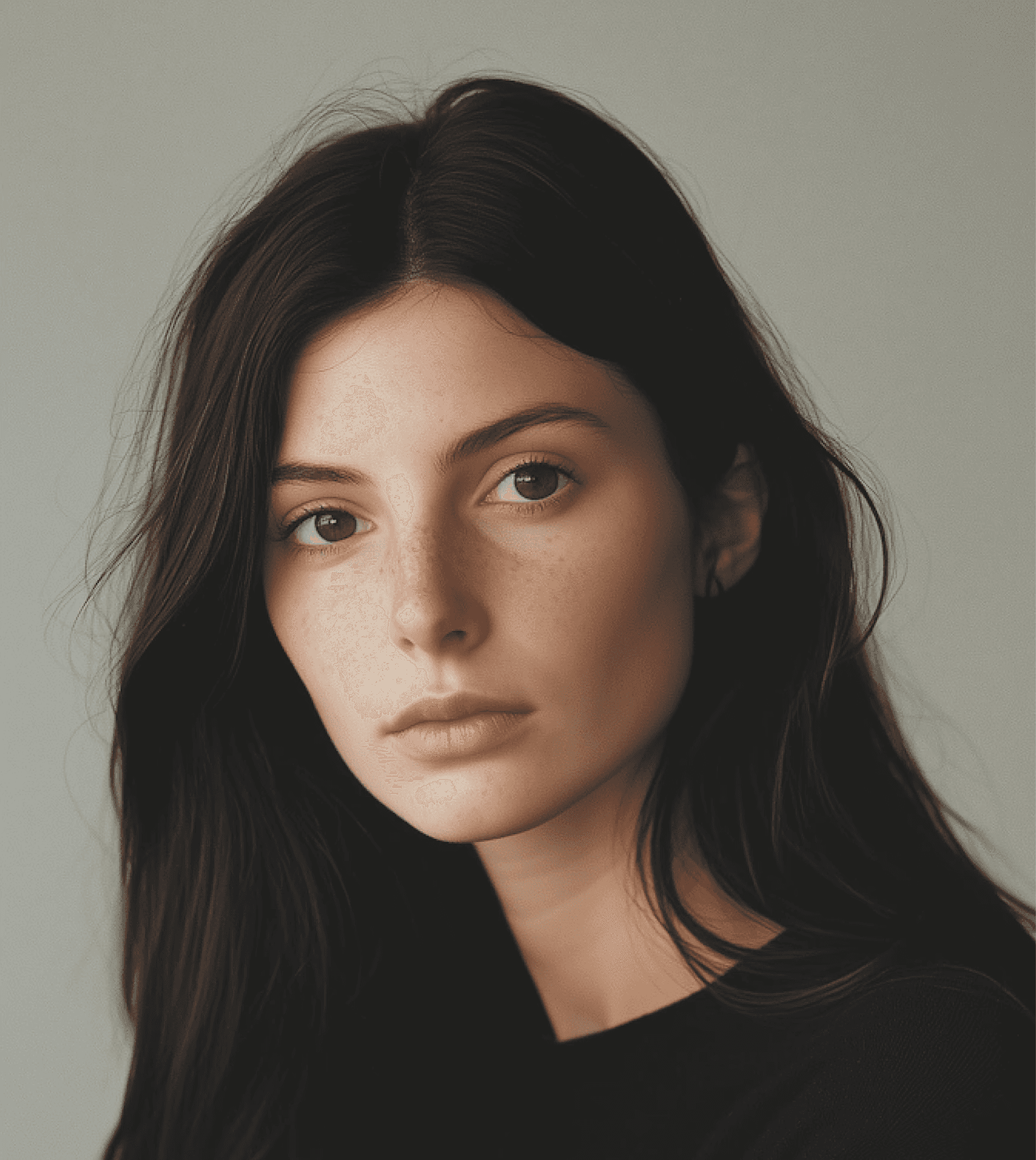 headshot of female in bright background