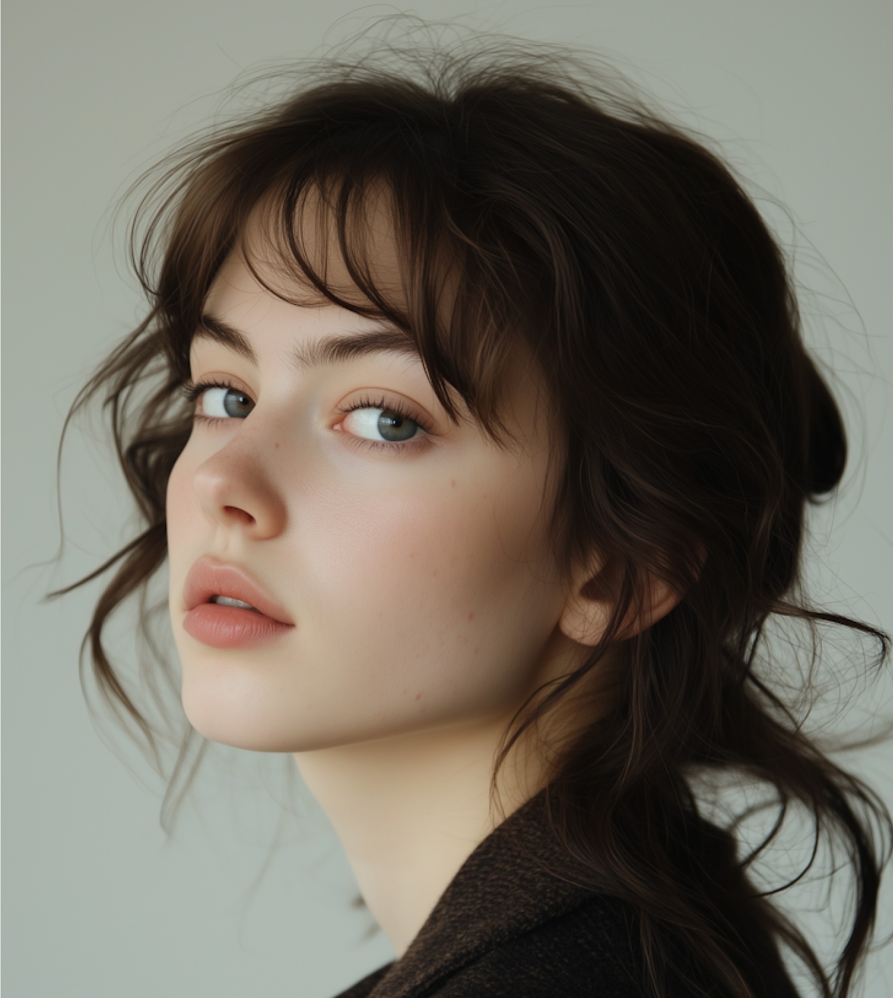 headshot of female in bright background